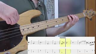 Gary Moore  Parisienne Walkways Bass Cover with TAB [upl. by Maurie]