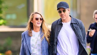 Blake Lively amp Ryan Reynolds Holds Hands Spotted During a Romantic Stroll in NYC [upl. by Babby601]