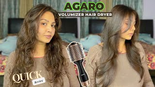 Agaro Volumizer Quick Review  How to Blow dry  Worth Purchasing Or Not [upl. by Kaufman719]