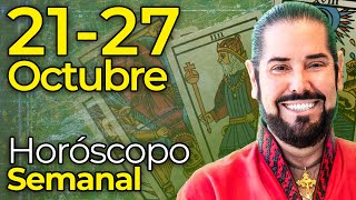 Horóscopos Semanales del 21 al 27 de Octubre  Alonso Alanís [upl. by Yatzeck934]