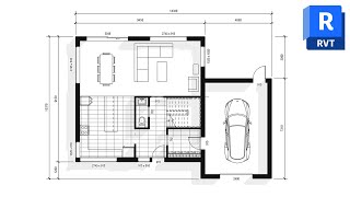 Revit 2023 Tutorial  Complete Floor Plan 🏠 [upl. by Bourne]