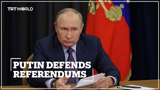 Putin Referendums being held due to dramatic events in Ukraine [upl. by Ibot968]