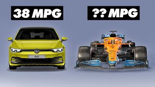 How Much Fuel Does a Formula 1 Car Use [upl. by Eseyt123]