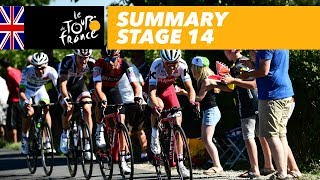 Summary  Stage 14  Tour de France 2017 [upl. by Lessur]