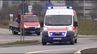 Schwerer Busunfall mit vielen Verletzten in Bensheim Großübung von Feuerwehr  THW  DRK [upl. by Albemarle537]