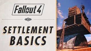 Fallout 4  Settlement Essential Guide amp Basics [upl. by Lainad]