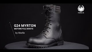 Merlin G24 Myrton Motorcycle Boots [upl. by Eniloj666]