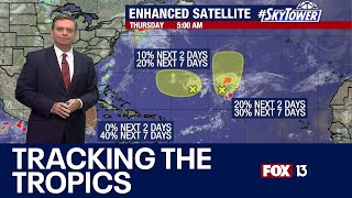 Likelihood of development increases for tropical disturbance near Gulf of Mexico [upl. by Minsk]