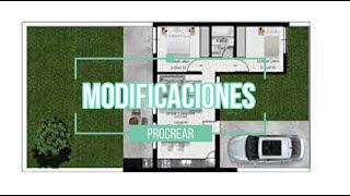 CREDITO PROCREAR 🏡 MODELO y MODIFICACIONES de CASA [upl. by Engapmahc]