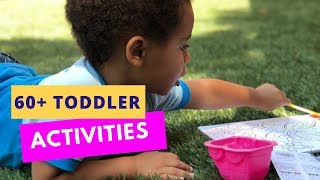 60 SIMPLE Toddler Activities  Creating A Flexible Toddler Schedule [upl. by Hultin]