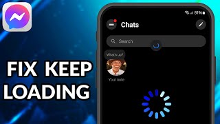 How To Fix Facebook Messenger Keep Loading Error On Android [upl. by Durtschi]