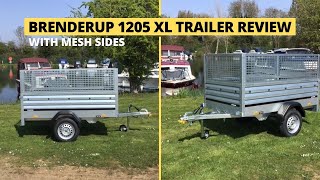 Brenderup 1205 XL Trailer with Mesh Sides FULL REVIEW [upl. by Ahsiaa]