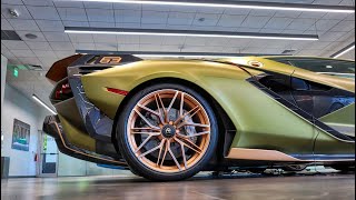 Lamborghini Centenario Lamborghini SIAN  LOUD BULLS STARTUP at Lamborghini Miami [upl. by Alled612]