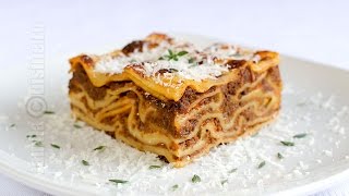 Lasagna Bolognese  JamilaCuisine [upl. by Onitselec]