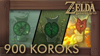 Zelda Breath of the Wild  All 900 Korok Seed Locations [upl. by Teddy]