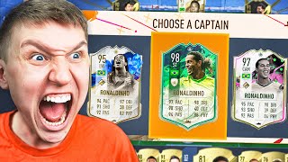 199 RATED  I Got Ronaldinho In EVERY FUT Draft FIFA 16  23 [upl. by Anehsuc]