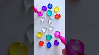 🫧Big double color mixing🫧 watercolor satisfying art [upl. by Acimot]