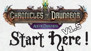 Start Here Guide Walkthrough  Chronicles of Drunagor V15 [upl. by Rani]