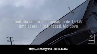 Panouri fotovoltaice Moldova ⛅ Panouri solare in Hincesti — 15 kW [upl. by Crandale]