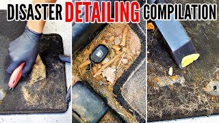 Vacuuming DIRTY Carpet Car Detailing Transformations Dirtiest Car Cleaning Compilation [upl. by Terej417]