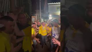 Coronel Fábio PL prefeito eleito de Rio Preto comemora vitória com apoiadores [upl. by Hpesoy]