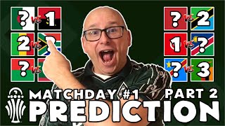 2023 Africa Cup of Nations Predictions  Matchday 1 Part 2 [upl. by Erlina65]