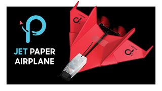 How to Make Firestrike — Epic Jet Paper Airplane Tutorial — POWERUP 40 Smartphone Controlled Plane [upl. by Ignacia]