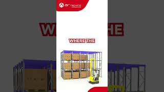 📦 Drive in Pallet Racking System  How does it work racking logistics [upl. by Aigneis]