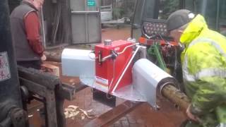 tree dowelling machine Tree Fix Christmas [upl. by Verda]