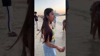 Dubai176এর Jumeirah beach থেকে ঝিনুক নিয়েreels minivlog comedy [upl. by Adivad]