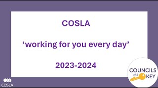 COSLA working for you every day [upl. by Harak]