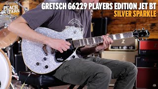 No TalkingJust Tones  Gretsch G6229 Players Edition Jet BT  Silver Sparkle [upl. by Enerahs]