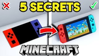 5 SECRETS QUE VOUS NE CONNAISSEZ PAS DANS MINECRAFT  😂🔥 [upl. by Ilka]