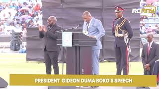 PRESIDENT GIDEON DUMA BOKOS SPEECH THAT SHOOK THE AUDIENCE SemaNaRonny [upl. by Aglo]