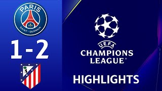 Paris SaintGermain vs Atletico Madrid 1  2  UEFA Champions League  Round 4 of the league stage [upl. by Uohk]