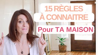 Les 15 Règles de Rangement Essentielles pour une Maison Organisée et rangée pour de bon [upl. by Clayberg552]