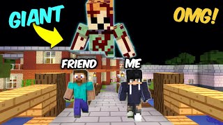 Giant Alex Captured and Haunted Our School SMP server in Minecraft [upl. by Erehs480]