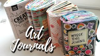 comparing all of my art journals which one is the best [upl. by Ladnek121]