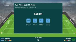 MAURITANIA VS BOTSWANA LIVE  2024 AFRICA CUP NATIONS TODAY LIVE  BOTSWANA VS MAURITANIA LIVE MATCH [upl. by Bremer]