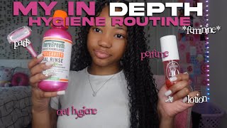 my IN DEPTH feminine hygiene routine ‪♡ perfume ‪♡ pads ‪♡ oral hygiene ‪♡ lotion [upl. by Roderick]