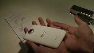 HTC One X  How To Insert Sim Card [upl. by Collayer]