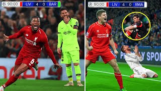 10 Times Liverpool Destroyed Big Teams in the Champions League [upl. by Nevag]