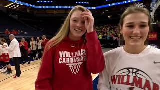 2018 Minnesota Class AAA Girls Basketball State Semifinal  Willmar vs Robbinsdale Cooper [upl. by Rabassa]