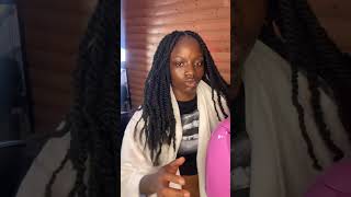 DIY Invisible locs over real locs locs hairtutorial diy tutorials loctutorial invisiblelocs [upl. by Pippas]