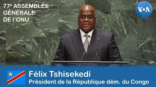 ONU discours du président Félix Tshisekedi [upl. by Noira]