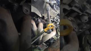 2007 Nissan Altima 25L exhaust catalytic converter leak [upl. by Atterahs]