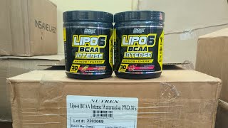 Nutrex Research Lipo 6 BCAA Intense Review  Made in USA [upl. by Arimihc569]