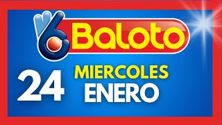 Resultados del BALOTO REVANCHA del MIERCOLES 24 de enero de 2024 💫✅💰 [upl. by Nocam]