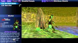 Legend of Zelda Majoras Mask Walkthrough 03 24 quotWoodfall Temple Dinofolquot [upl. by Naruq525]