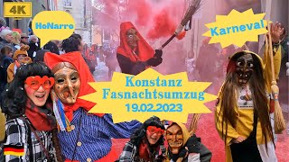 Konstanz🇩🇪 Fasnachtsumzug 2023 fasnachtsumzug Konstanz germany｜德国狂欢节 [upl. by Cnahc]